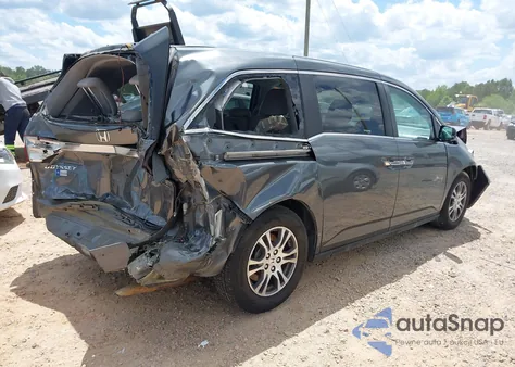 2012 Honda Odyssey Exl z USA, uszkodzony, nr VIN 5FNRL5H68CB107341